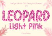 Leopard Light Pink Font - Featured Image