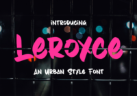 Leroyce Font - Featured Image