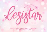Lesistar Font - Featured Image