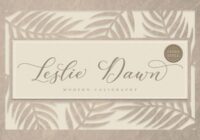 Leslie Dawn Font - Featured Image