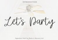 Let's Party Font - Featured Image