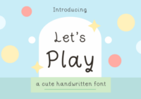 Let’s Play Font - Featured Image