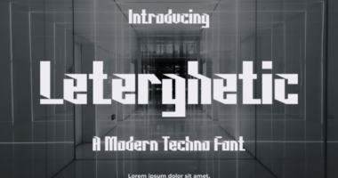 Leterghetic Font - Featured Image