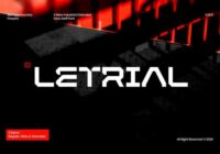 Letrial Font - Featured Image