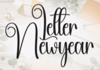 Letter Newyear Font - Featured Image