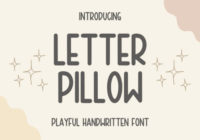 Letter Pillow Font - Featured Image