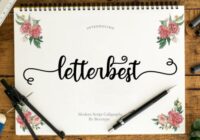 Letterbest Script Font - Featured Image