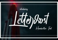 Letterdiost Font - Featured Image