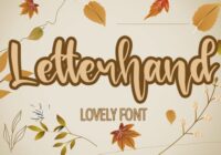 Letterhand Font - Featured Image