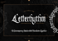 Letterhythm Font - Featured Image