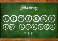 Letters in Circles Font - Featured Image