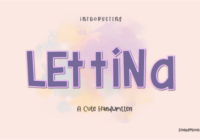 Lettina Font - Featured Image