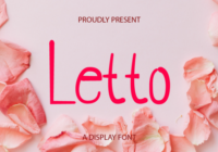 Letto Font - Featured Image