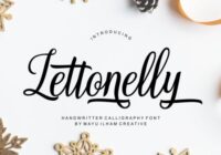 Lettonelly Font - Featured Image