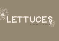 Lettuces Font - Featured Image