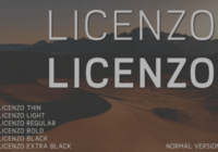 Licenzo Font - Featured Image
