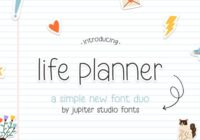 Life Planner Duo Font - Featured Image