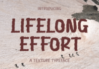 Lifelong Effort Font - Featured Image