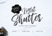 Light Shutter Font - Featured Image