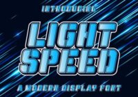 Light Speed Font - Featured Image