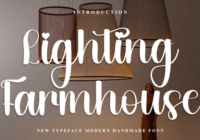 Lighting Farmhouse Font - Featured Image