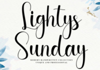 Lightys Sunday Font - Featured Image