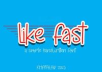 Like Fast Font - Featured Image