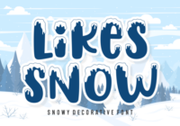 Likes Snow Font - Featured Image
