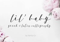 Lil'Baby Script Font - Featured Image