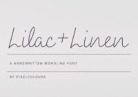 Lilac and Linen Font - Featured Image