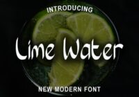 Lime Water Font - Featured Image