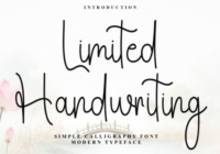 Limited Handwriting Font - Featured Image