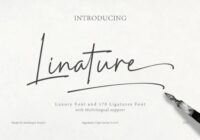 Linature Font - Featured Image