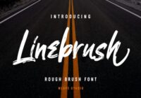 Linebrush Font - Featured Image