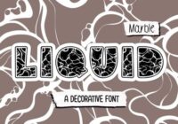 Liquid Marble Font - Featured Image