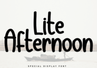 Lite Afternoon Font - Featured Image