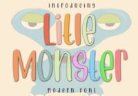 Litle Monster Font - Featured Image