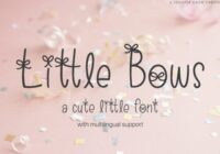Little Bows Font - Featured Image