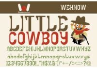 Little Cowboy Font - Featured Image