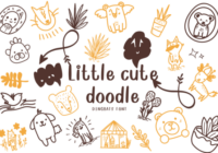 Little Cute Doodle Font - Featured Image