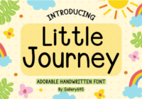 Little Journey Font - Featured Image