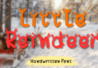 Little Reindeer Font - Featured Image