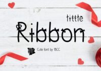 Little Ribbon Font - Featured Image