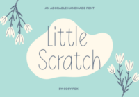 Little Scratch Font - Featured Image