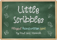 Little Scribbles Font - Featured Image