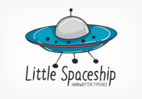 Little Spaceship Font - Featured Image