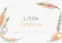 Little Sparrow Font - Featured Image
