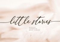 Little Stories Font - Featured Image