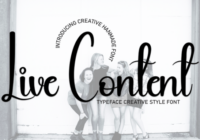 Live Content Font - Featured Image