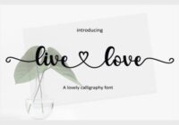 Livelove Font - Featured Image